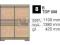 Meble TOPAZ komoda BTOP 008