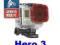 Czerwony Filtr GoPro Hero 3 nakładany karaiby HIT
