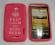 Etui miękkie silicon HTC ONE X pink