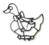 Patchwork Duck - wycinarka Kaczka