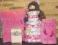 DUŻY PIELUSZKOWY TORT + ZESTAW Z HAFTEM MIKROFIBRA