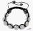 BRANSOLETKA SHAMBALLA 12 MM TĘCZOWA