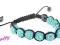 BRANSOLETKA SHAMBALLA 12 MM AQUAMARINE