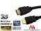 Kabel HDMI-HDMI 3.0m 1080+ FullHD 3D Gold v1.4