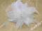-MARGUT- Stroik - spinka duży kwiat biały