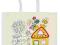 TORBA bawełniana  MATYLDA do kolorowania GOKi 4+
