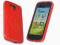 Gel czerwone etui Huawei Ascend G300 +folia gratis