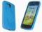 Gel niebieskie etui Huawei Ascend G300 + folia