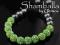 BRANSOLETKA SHAMBALLA KRYSZTAŁKI GREEN 11