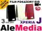 SONY XPERIA J RED LINE ST26i Pokrowiec Etui +FOLIA