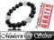 Bransoletka Shamballa Mat 3x Kulka Crystal 12 mm