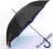 Pierre Cardin parasol czarny w kremowe rozetki
