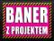 Baner reklamowy 100 x 200   + PROJEKT - PROMOCJA