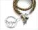 Kensogirl _ Bransoletka SZNUREK i CHARMS / 486