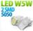 Żarówka Samochodowa LED W5W T10 2xSMD Xenon WHITE!