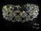 szeroka bransoletka Swarovski CRYSTAL i AB 404/405