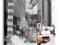 Taxi New York - Obraz na płótnie 40x40 cm