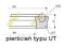 Uszczelniacz UT 22x34x7,5 pierścień manszeta