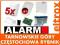 SYSTEM ALARMOWY SATEL CA-6 led OCHRONA DOMU AS34