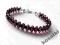 Bransoletka Swarovski AMETHYST i CZARNY - 32