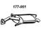 TŁUMIK KOŃCOWY MITSUBISHI CARISMA 1.8 GDI 99-05