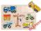 Puzzle z uchwytami POJAZDY BUDOWLANE ! GOKI