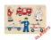 Puzzle z uchwytami POJAZDY RATUNKOWE ! GOKI