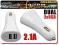 Ładowarka samochodowa 2x USB do tabletu tabletów