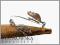 Srebrna 925 bransoletka kameleon RĘKODZIEŁO