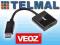 Adapter redukcja gniazdo HDMI to Displayport VEOZ