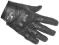 RĘKAWICE WZMOCNIONE SKÓRA SIATECZKA CZARNE - S
