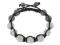 Bransoletka SHAMBALLA z kulką CRYSTAL AB NOWOŚĆ