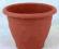 Doniczka okrągła ceglana 14x10cm