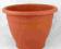 Doniczka okrągła ceglana 22x16cm