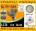 ŻARÓWKA GU10 21LED SMD 5050 CIEPŁA 4W FV 500