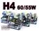ŻARÓWKA ŻARÓWKI FARENHEIT H4 60/55W XENON EFEKT