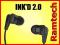 SKULLCANDY INK'D 2.0 CZARNE SŁUCHAWKI DOUSZNE GW