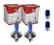 Żarówki XENON 2x H4 2x W5W  Mazda 323 00- MX5 89-