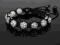 BRANSOLETKA SHAMBALLA 9 KULEK 10mm -50% CRISTAL