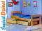 ŁÓŻKA DLA DZIECI Łóżko GRZEŚ 160x70 sosna 24H