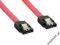 4World Kabel HDD | SATA 3 | 30cm | zatrzask | czer