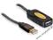 Delock Przedłużacz USB 2.0 aktywny 5M czarny (AM-A