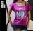 KOSZULKA  DIAMANTE WEAR STOP, NO &amp; DON'T  r.S