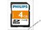 Philips karta pamięci SDHC 4GB Class 4