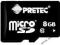 Pretec Micro SDHC 8GB CLASS 10 (HD Video Card) + S