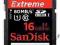 SanDisk Extreme karta pamięci SDHC 16GB - UHS-I  (
