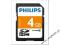 Philips karta pamięci SDHC 4GB Class 10