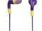 SŁUCHAWKI DOUSZNE FLIP FLOP FIOLETOW/ZÓŁTE
