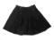 Elegancka czarna spódnica z guzikami 122