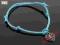 Br5540 BRANSOLETKA SZNUREK SERCE CHARMS LEXIM